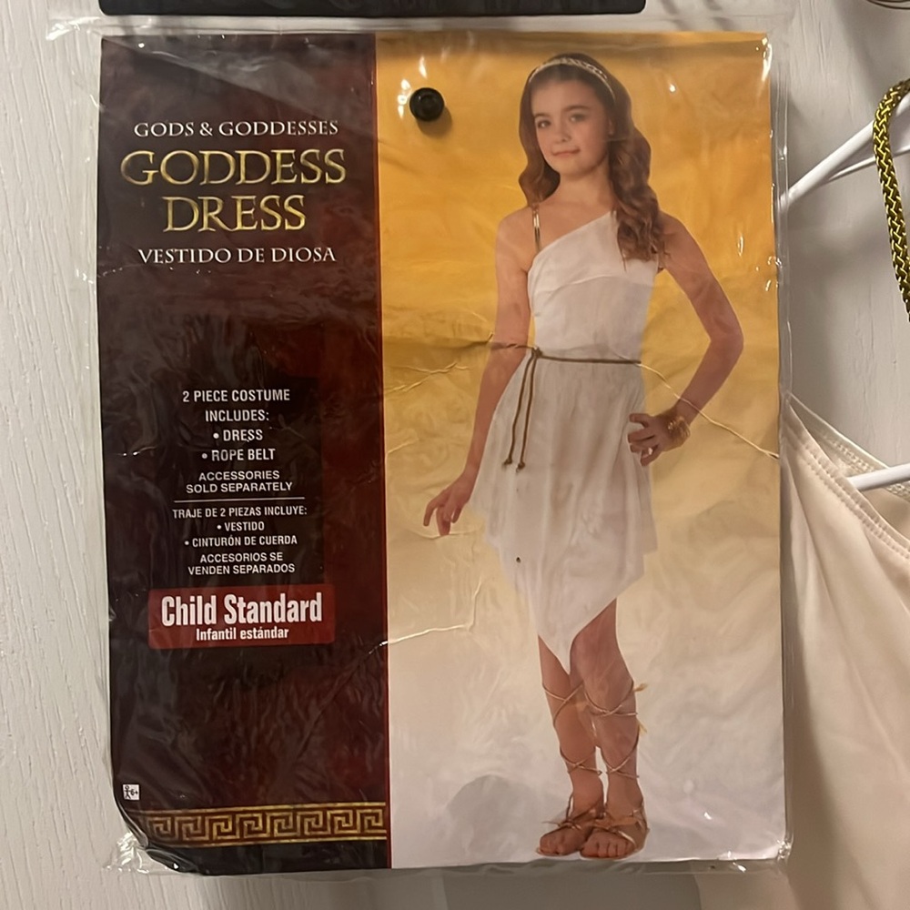 Goddess Dress girls Halloween costume - Picture 1 of 9